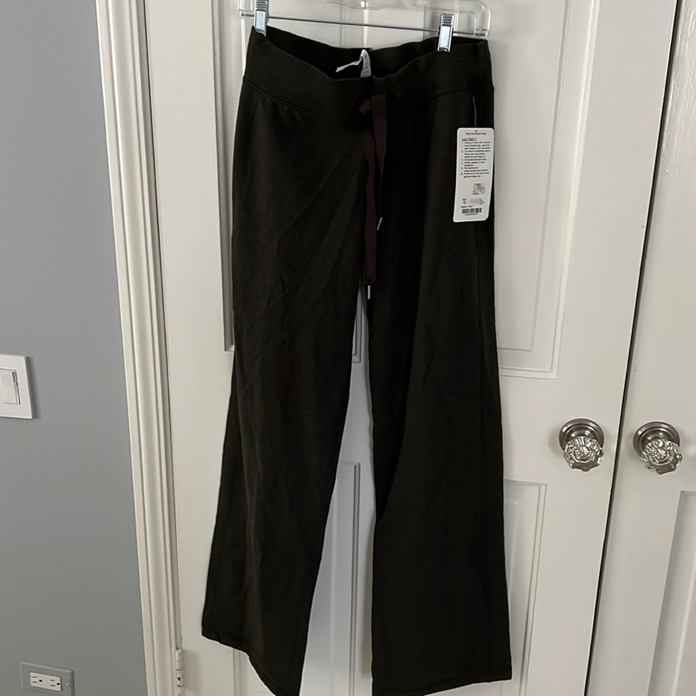 Lululemon Lulu Pant II Heathered Deep Green 10 NWT